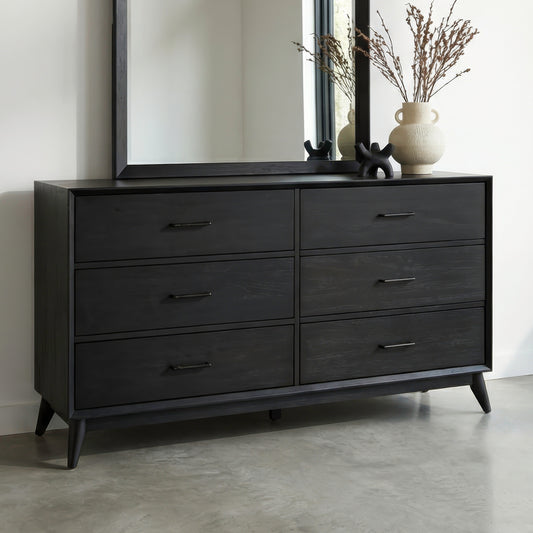 Century Modern 6 Drawer Dresser