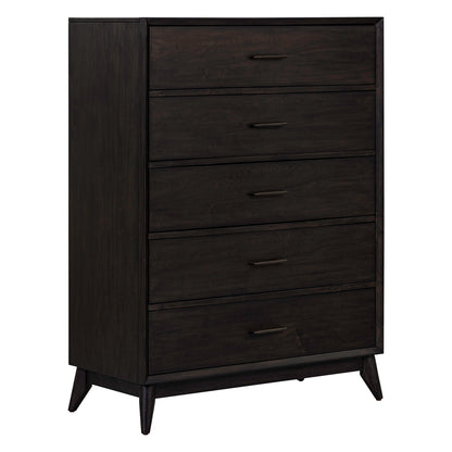 Century Modern 5 Drawer Chest