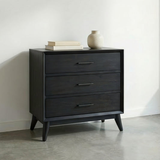 Century Modern Nightstand w/ Charging Station