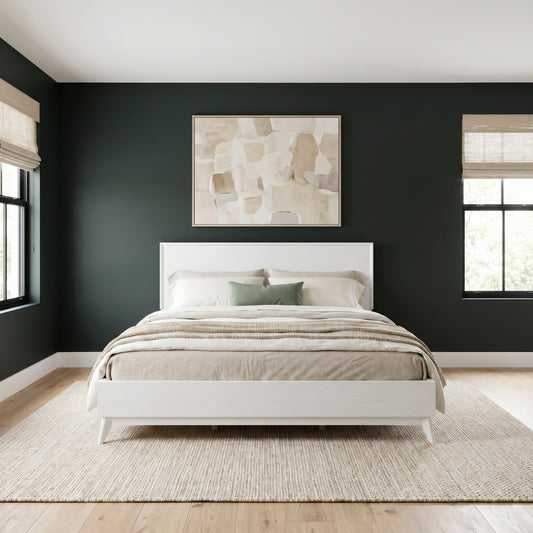 Century Modern Queen Platform Bed