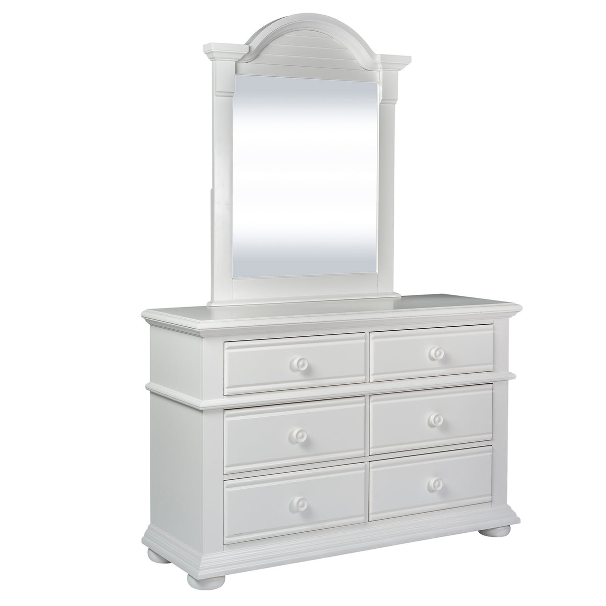 Summer House Youth Full Panel Bed, Dresser & Mirror Bedroom Set
