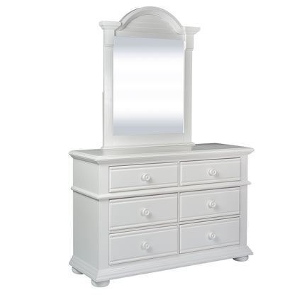 Summer House Youth Full Panel Bed, Dresser & Mirror Bedroom Set