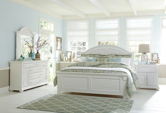 Summer House Queen Panel Bed