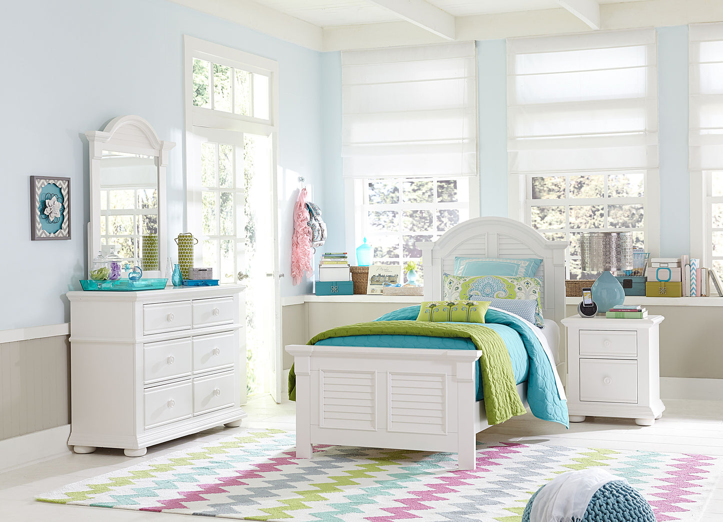 Summer House 2 Drawer Night Stand