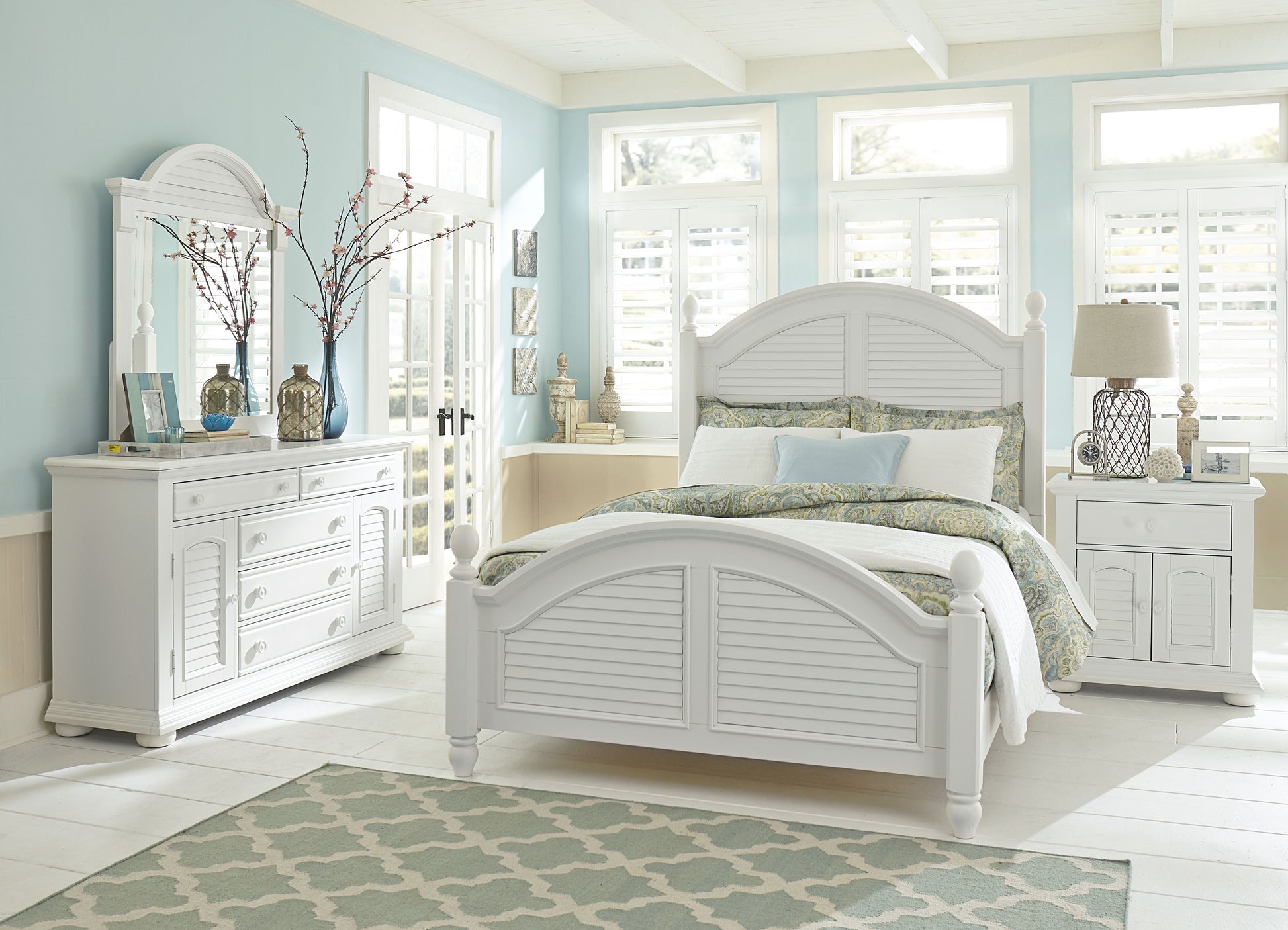 Summer House Panel Bed Rails