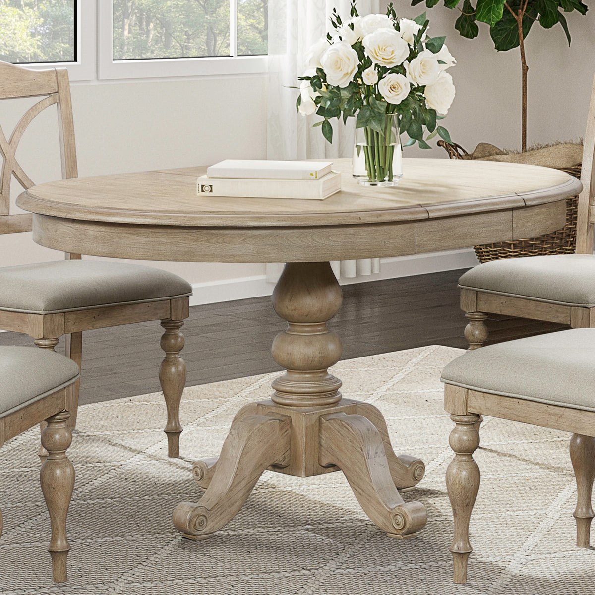 Summer House Round Pedestal Table Top