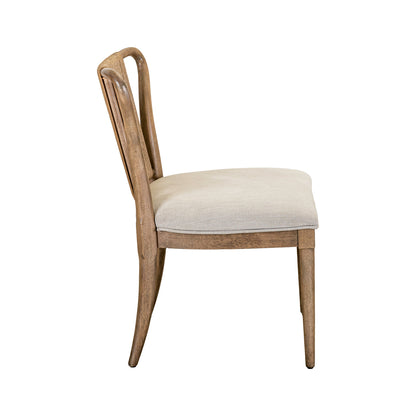 Sheridan Pointe Shaped Corded Back Side Chair (RTA)