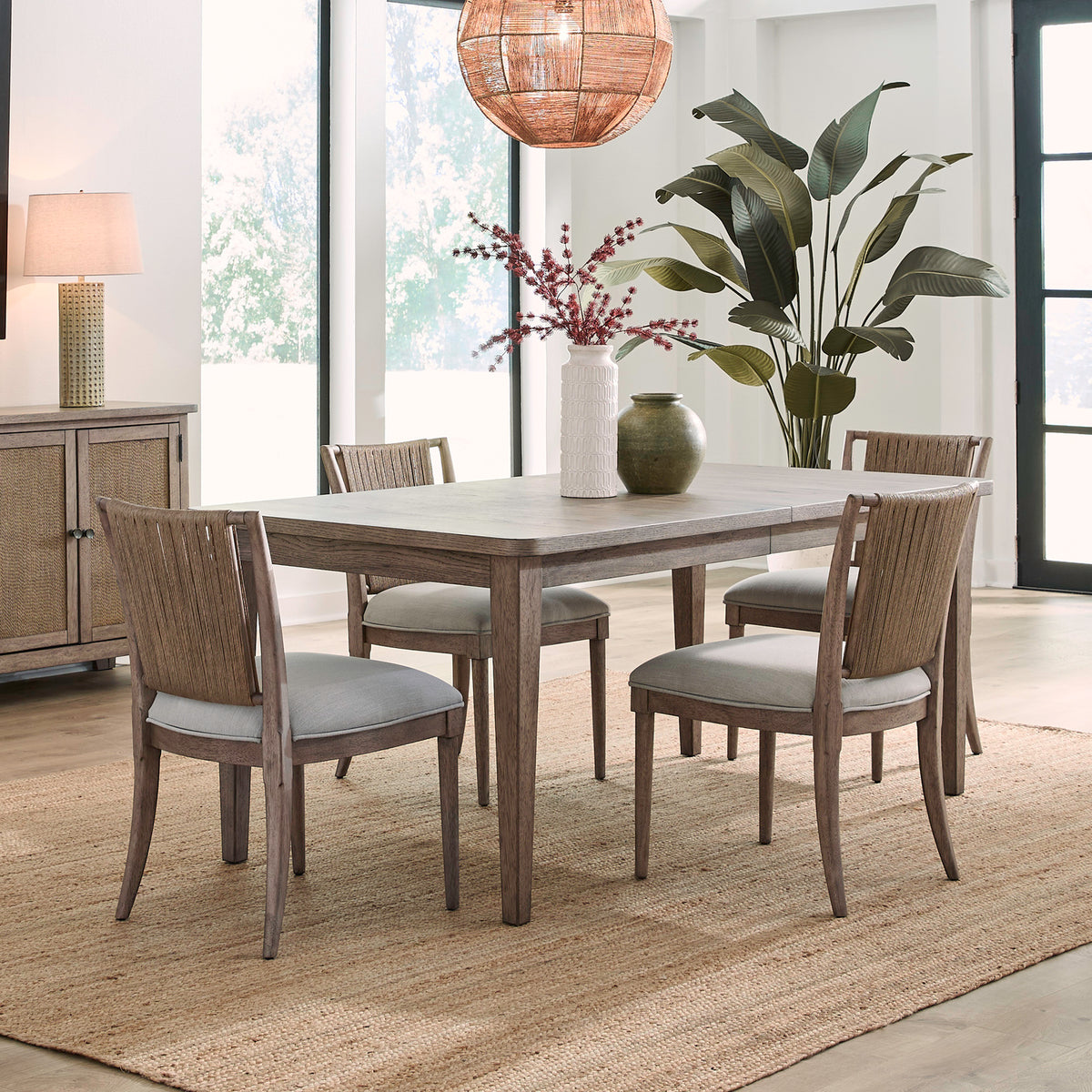 Sheridan Pointe 5 Piece Rectangular Table Set