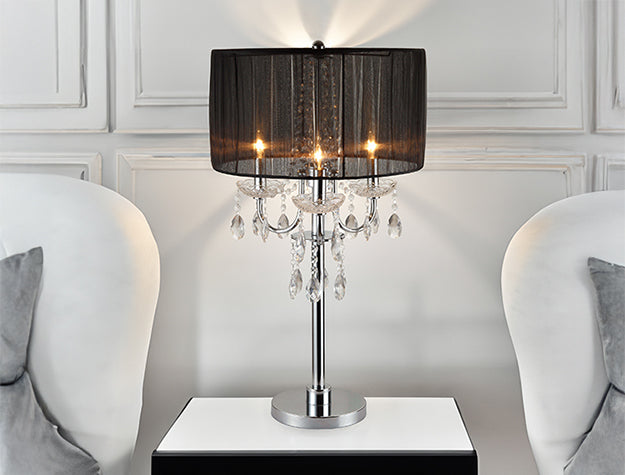 Chandelier Table Touch Lamp 29.5"H (6121T)