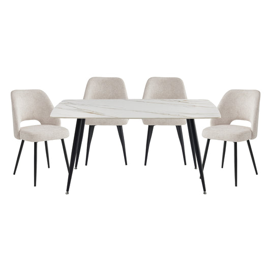Matea 5-Piece Dining Set