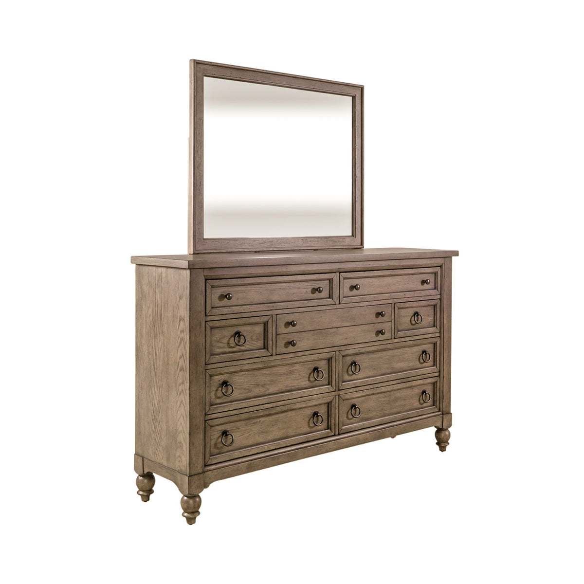 Americana Farmhouse Dresser & Mirror Bedroom Set