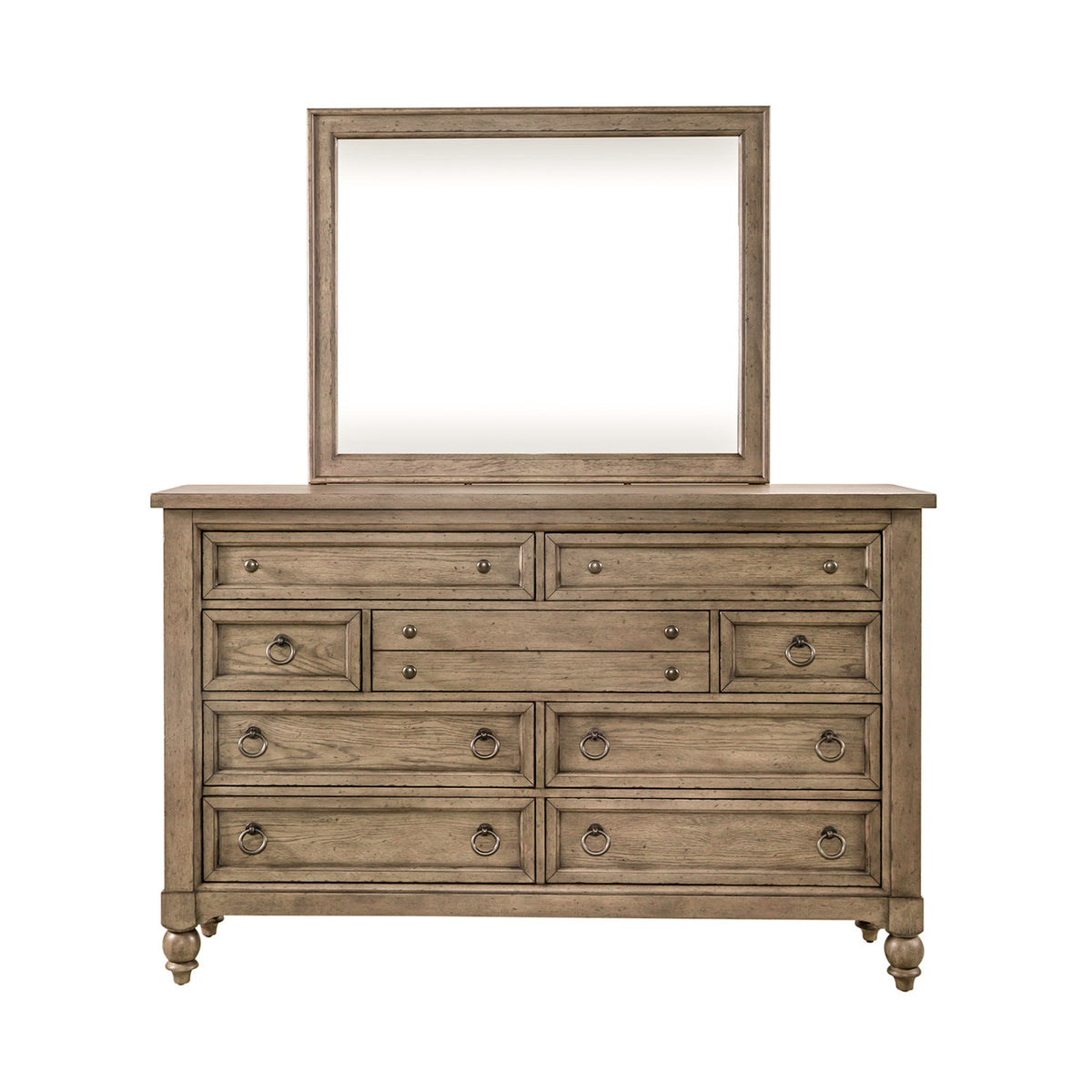 Americana Farmhouse Dresser & Mirror Bedroom Set