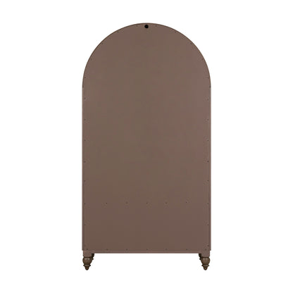 Americana Farmhouse Arched Display Cabinet