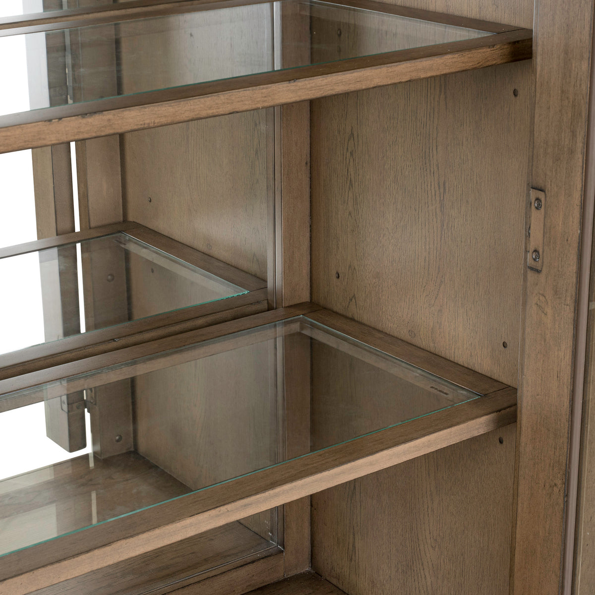 Americana Farmhouse Arched Display Cabinet