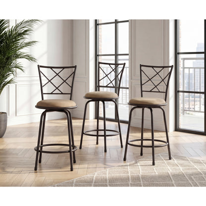 Nexus 3-Piece Pack Convertible Swivel Counter/Pub Height Chair (Set of 3)