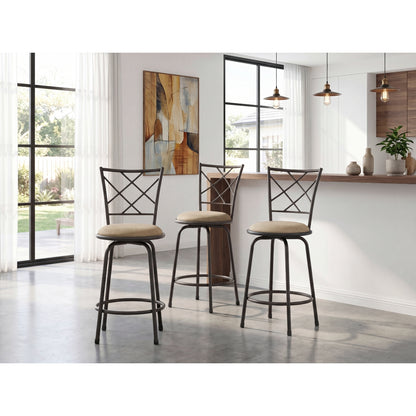 Nexus 3-Piece Pack Convertible Swivel Counter/Pub Height Chair (Set of 3)