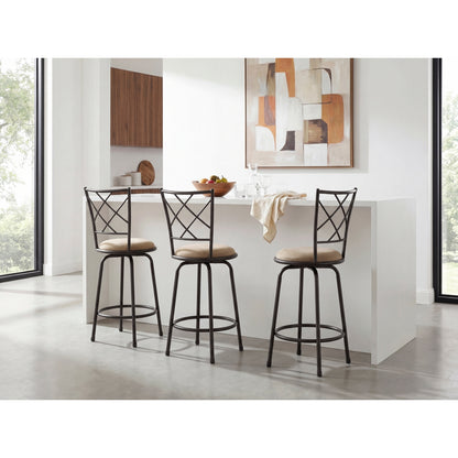 Nexus 3-Piece Pack Convertible Swivel Counter/Pub Height Chair (Set of 3)