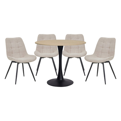 Tulipana 5-Piece Dining Set
