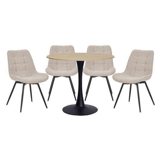 Tulipana 5-Piece Dining Set