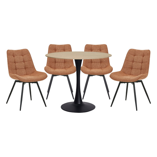 Tulipana 5-Piece Dining Set