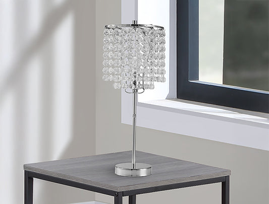 Chrome Table Lamp 19"H (6213T-CH-1)