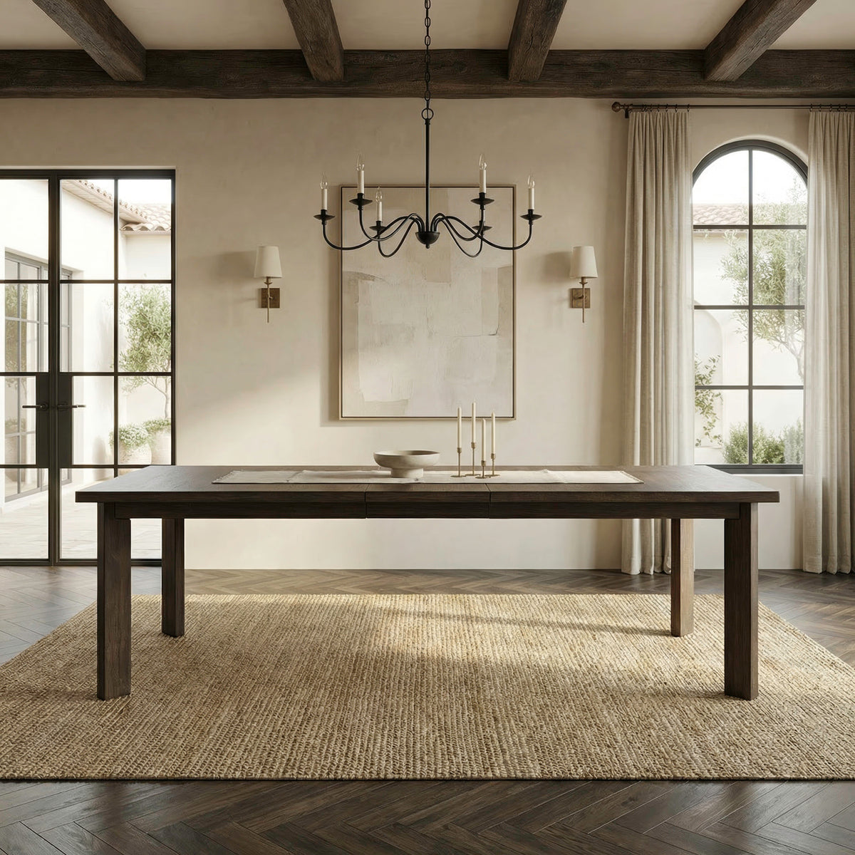 Stillwater Rectangular Leg Table
