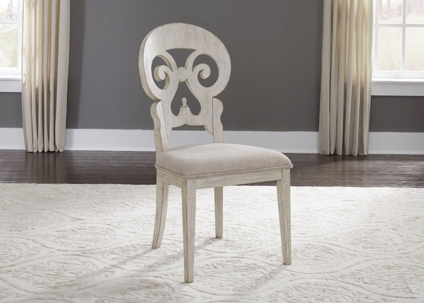 Farmhouse Reimagined Splat Back Side Chair (RTA)