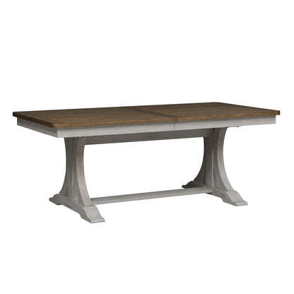 Farmhouse Reimagined Opt 5 Piece Trestle Table Set