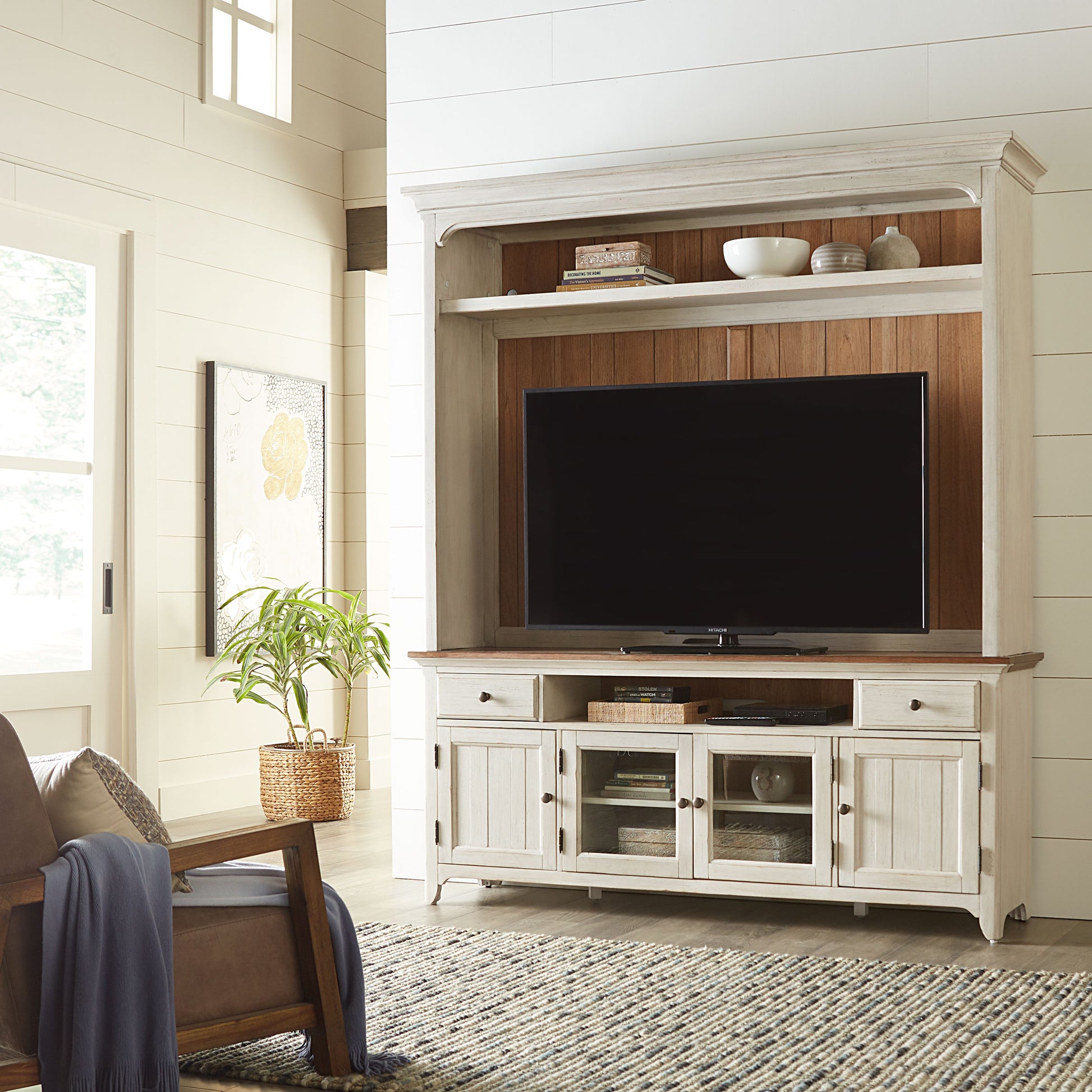 Farmhouse Reimagined Entertainment Hutch