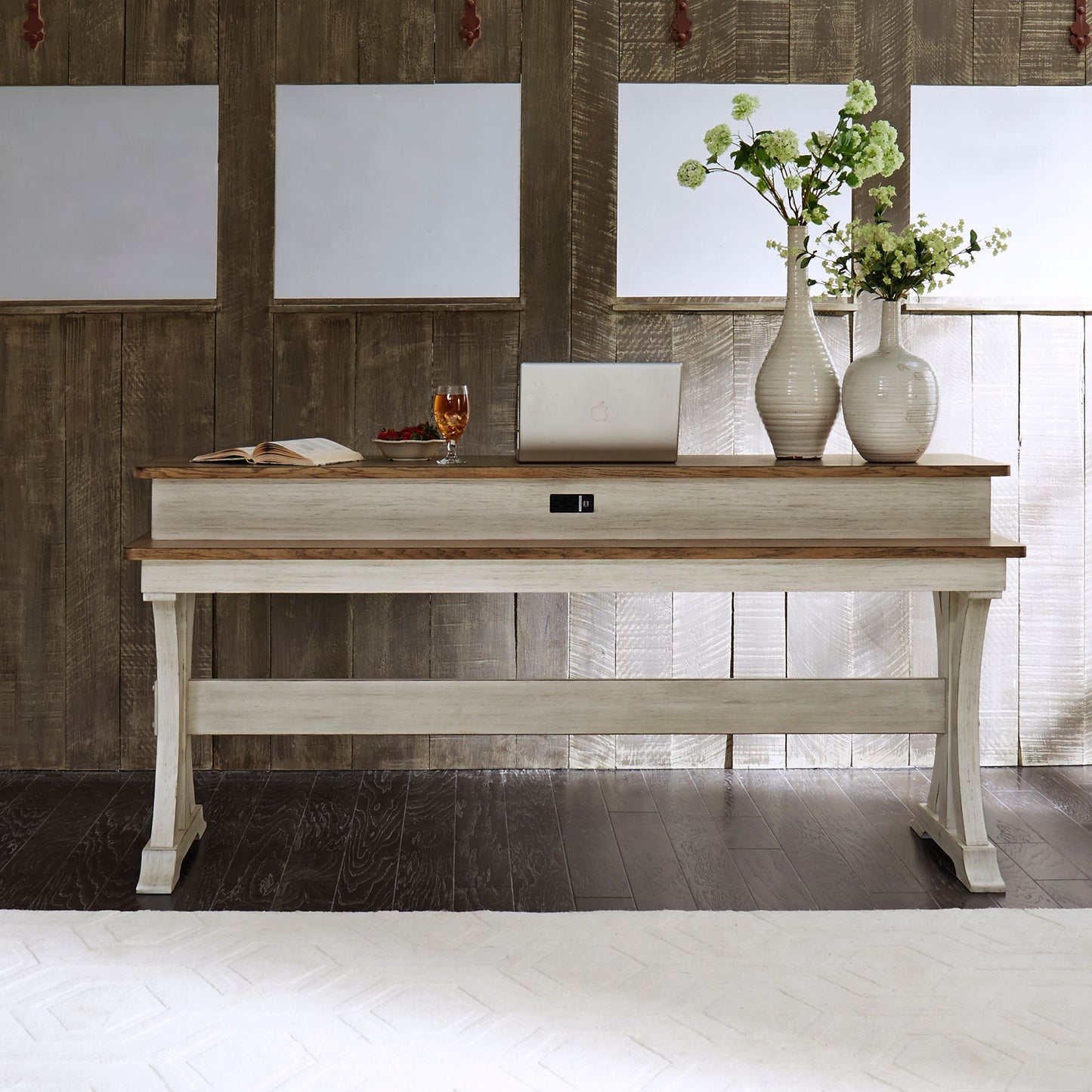 Farmhouse Reimagined Console Bar Table