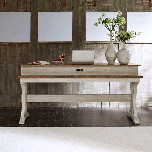 Farmhouse Reimagined Console Bar Table