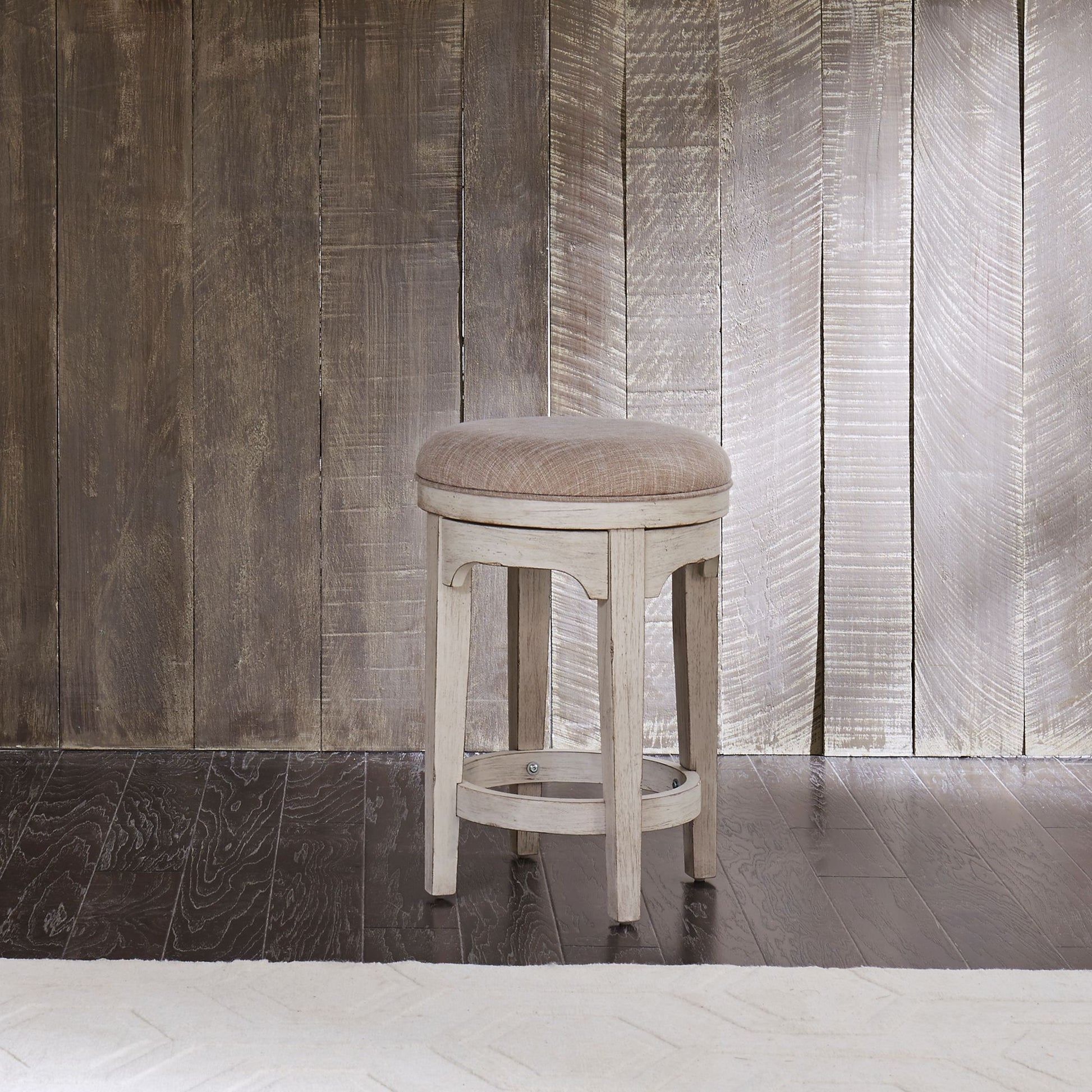 Farmhouse Reimagined Console Swivel Stool