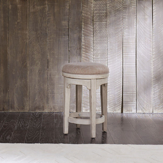 Farmhouse Reimagined Console Swivel Stool