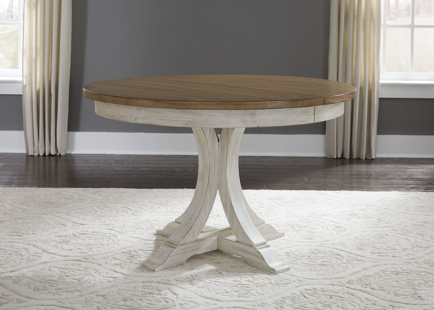 Farmhouse Reimagined Oval Pedestal Table Base