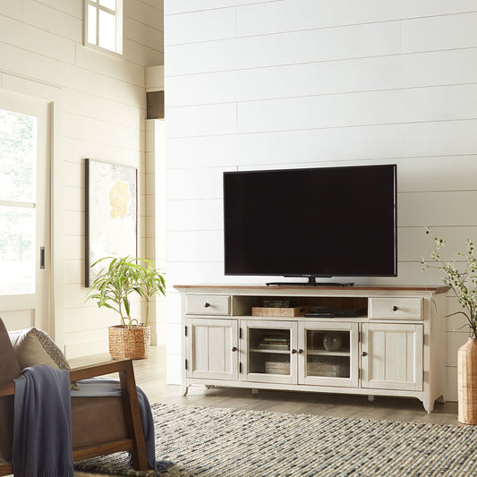 Farmhouse Reimagined Entertainment TV Stand