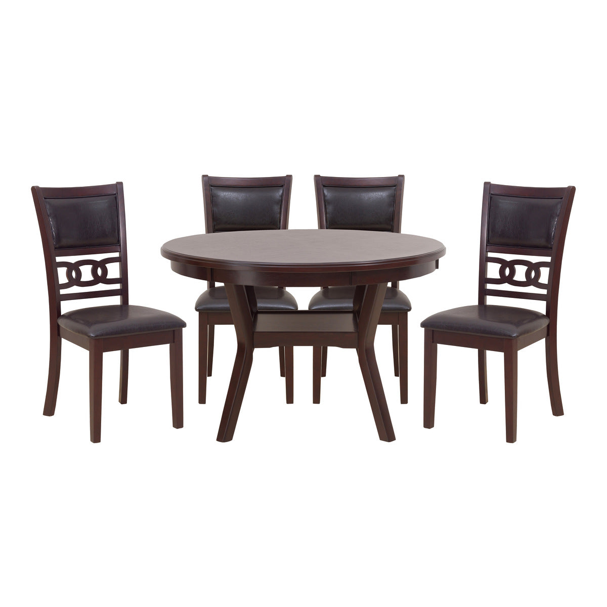 5Pc Pack Dinig Set, Ebony Mindy Wood