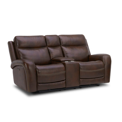 Blair Loveseat w/Console P2 & ZG - Cognac