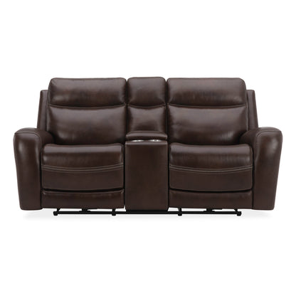 Blair Loveseat w/Console P2 & ZG - Cognac