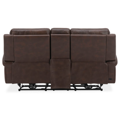Blair Loveseat w/Console P2 & ZG - Cognac