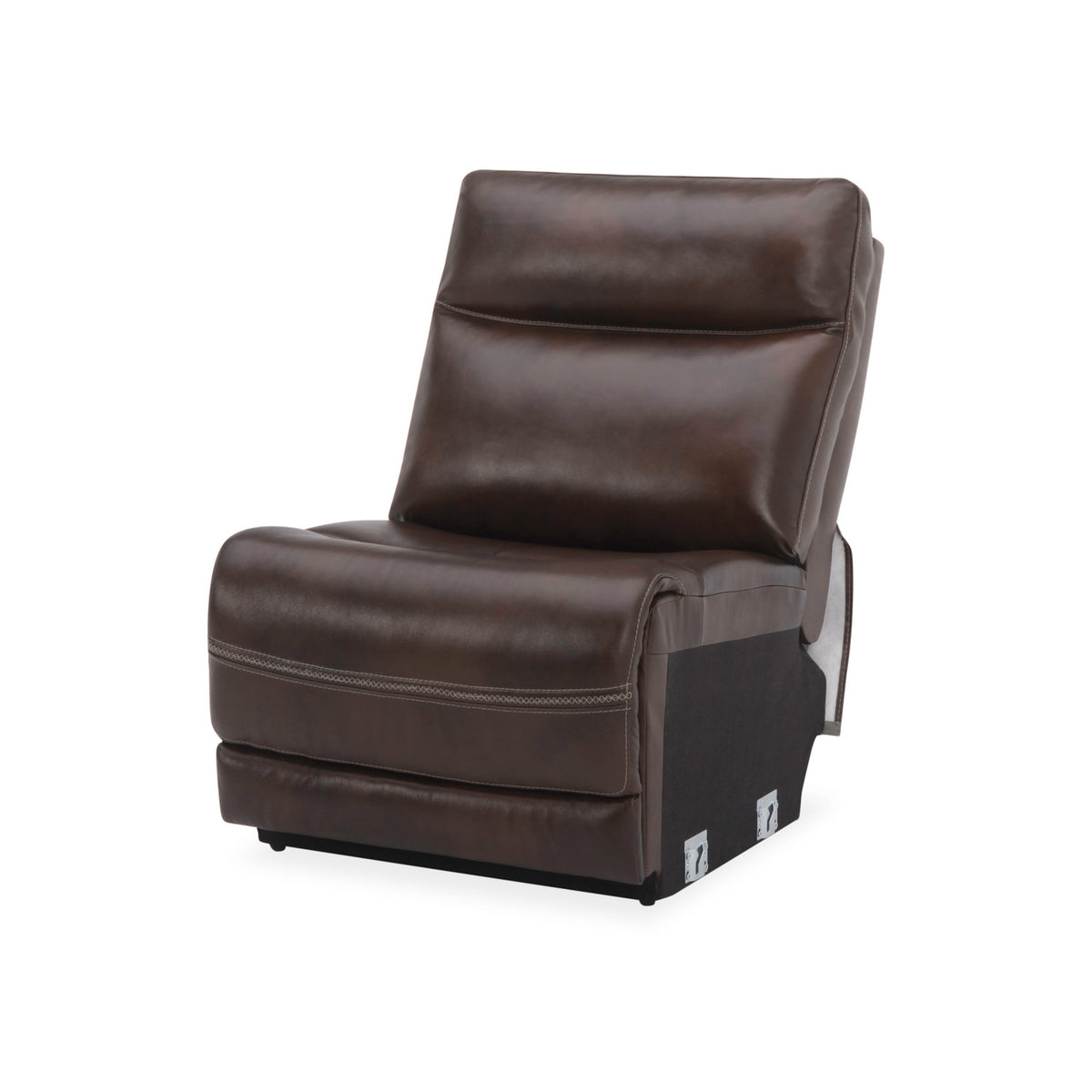 Blair Armless Chair - Cognac