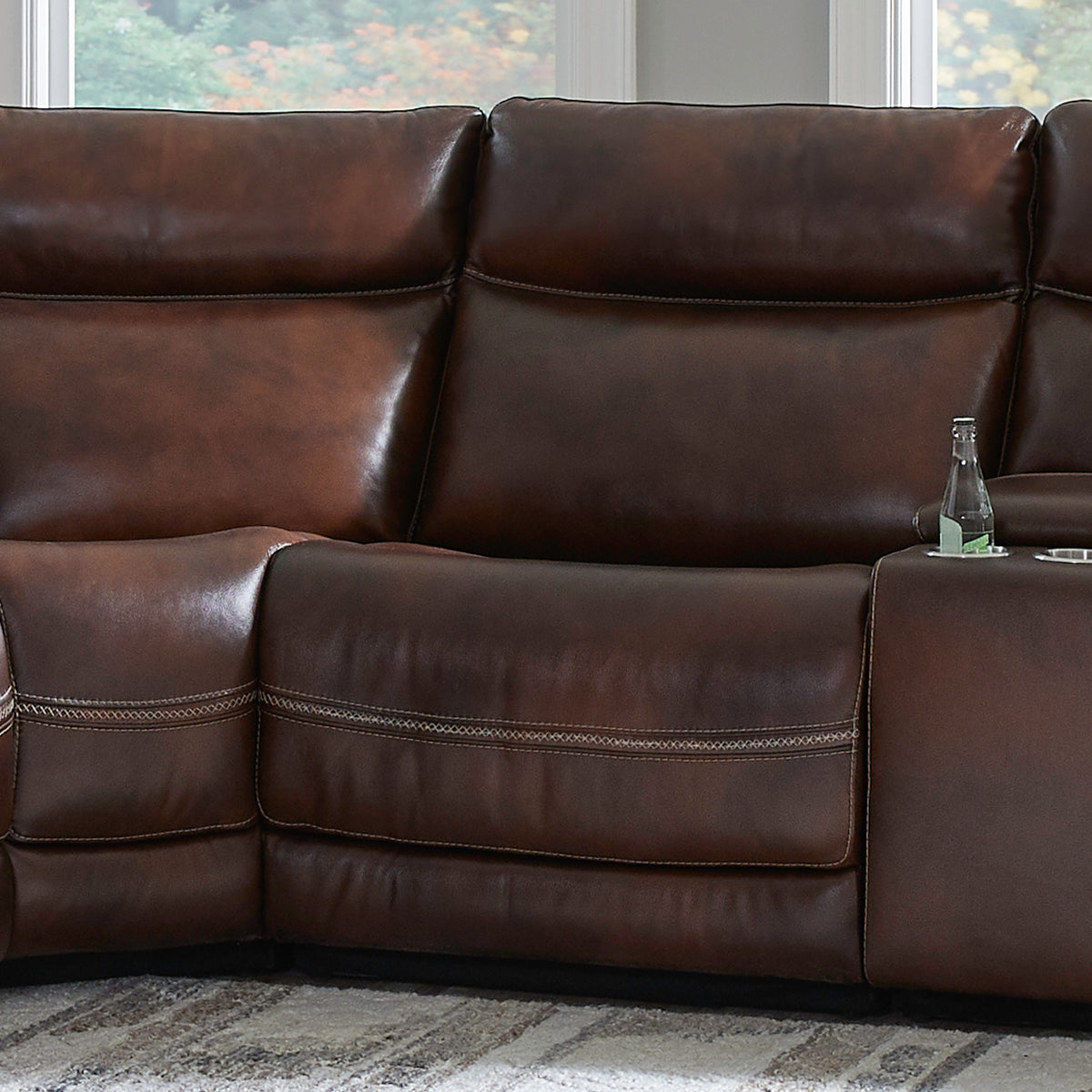 Blair Armless Chair - Cognac