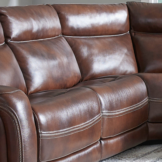 Blair Armless Recliner P2 & ZG - Cognac