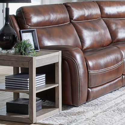 Blair L Arm Recliner P2 & ZG - Cognac