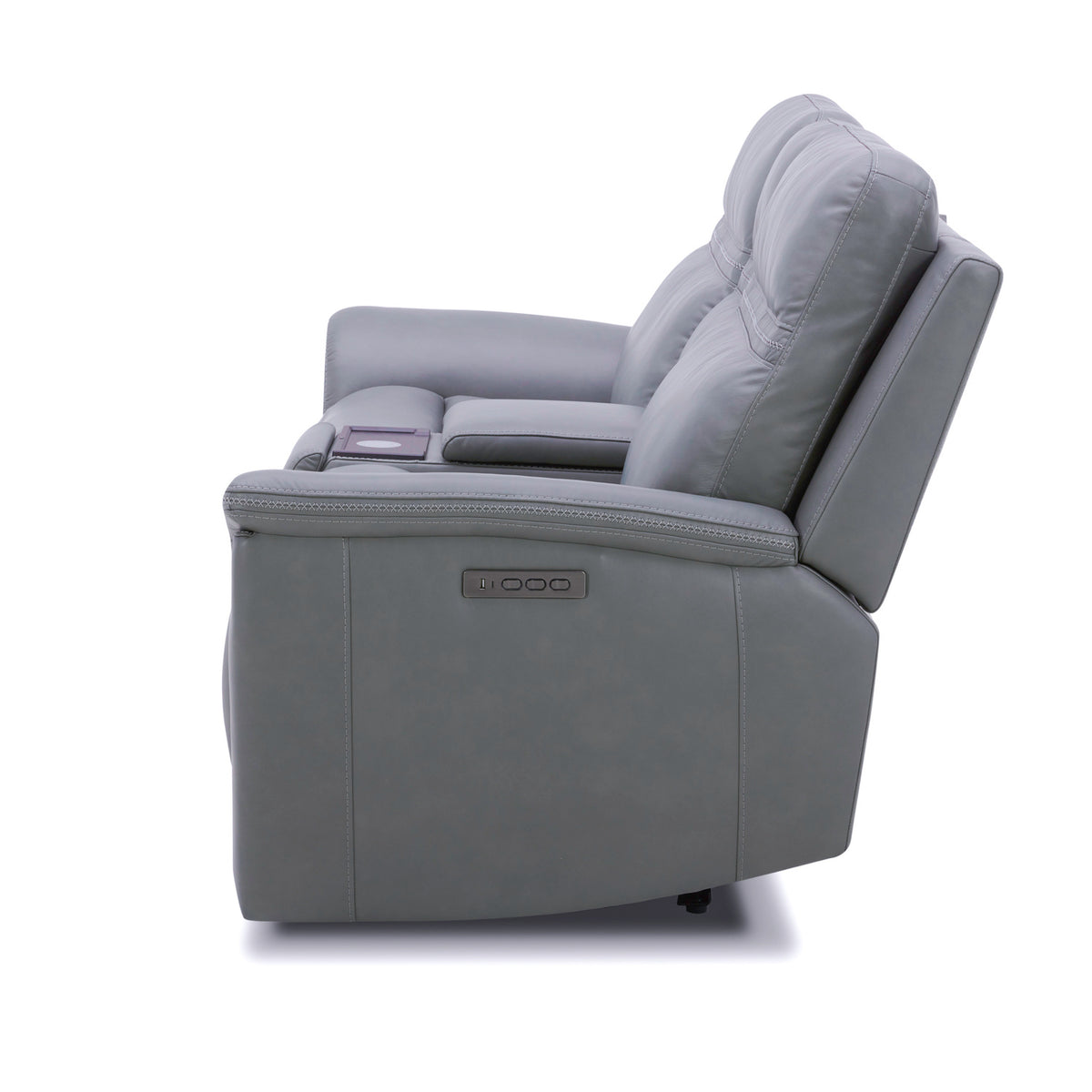 Cooper Loveseat w/Console P3 & ZG - Blue Gray