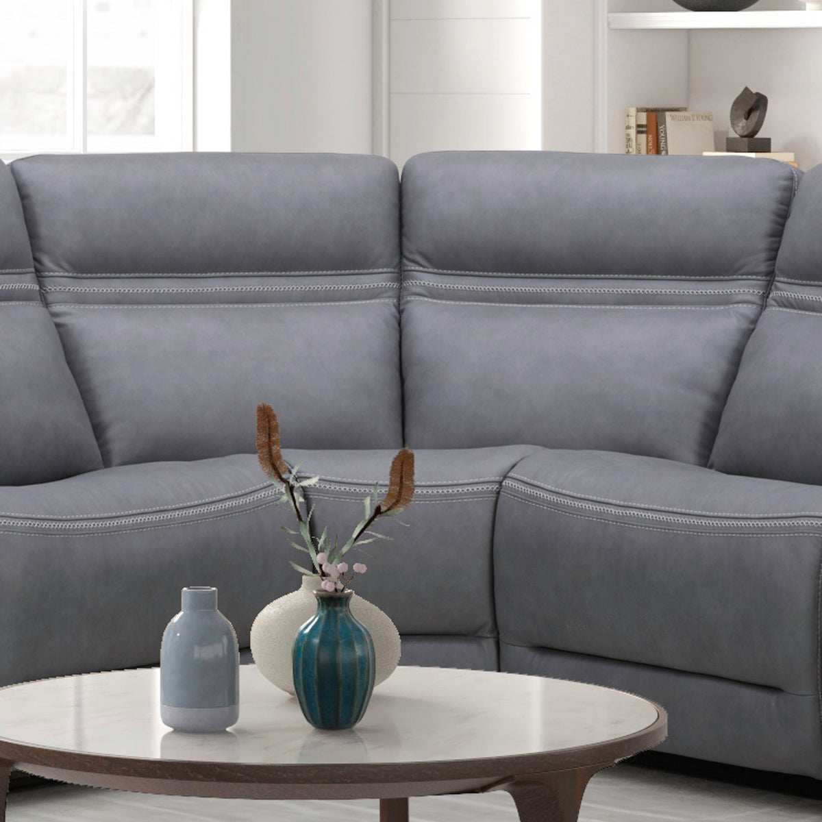 Cooper Corner Wedge - Blue Gray