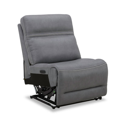 Cooper Armless Recliner P3 & ZG - Blue Gray