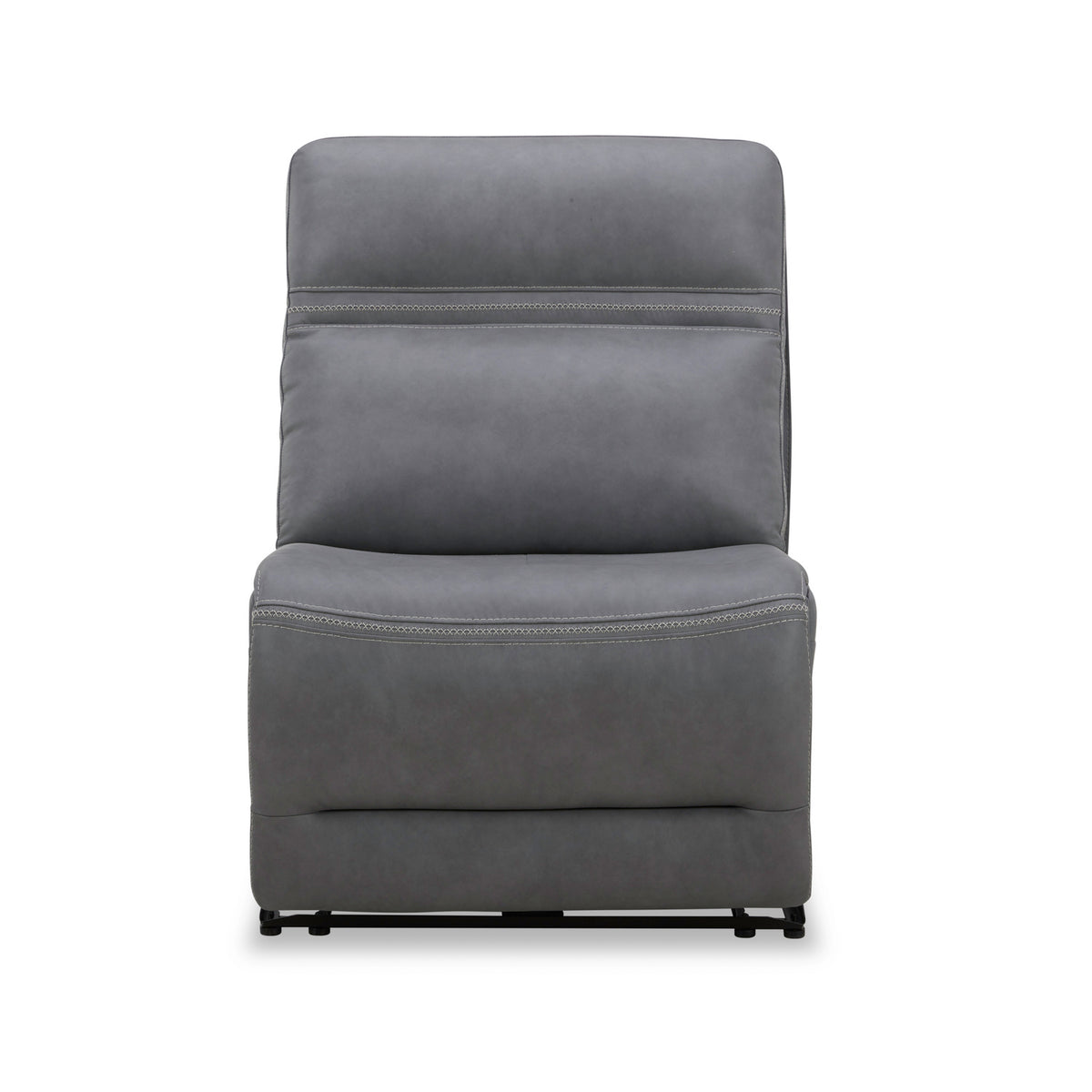 Cooper Armless Recliner P3 & ZG - Blue Gray
