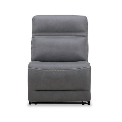 Cooper Armless Recliner P3 & ZG - Blue Gray