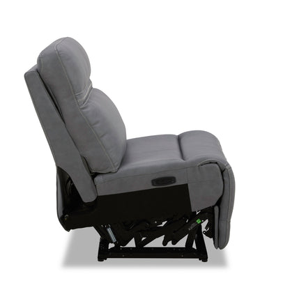 Cooper Armless Recliner P3 & ZG - Blue Gray
