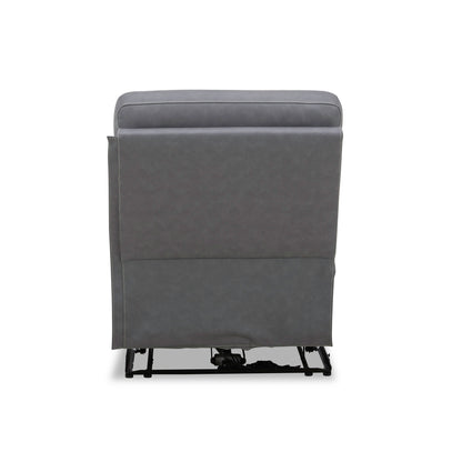 Cooper Armless Recliner P3 & ZG - Blue Gray